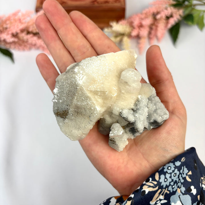 Quartz Calcite Cluster QTZ10-7