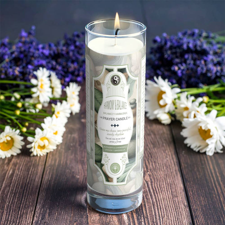 Prayer Candle - Harmony & Balance (8") (9.5 oz)