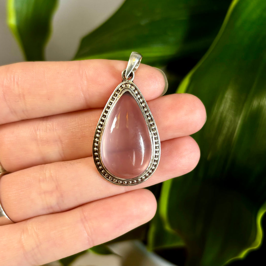 Rose Quartz Pendant -JD194