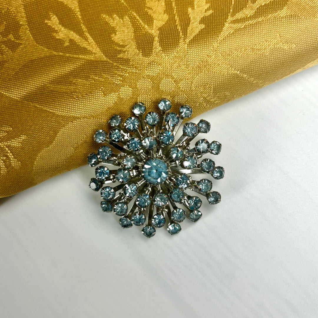 Blue Starburst Pin-Circa 1950-LC020