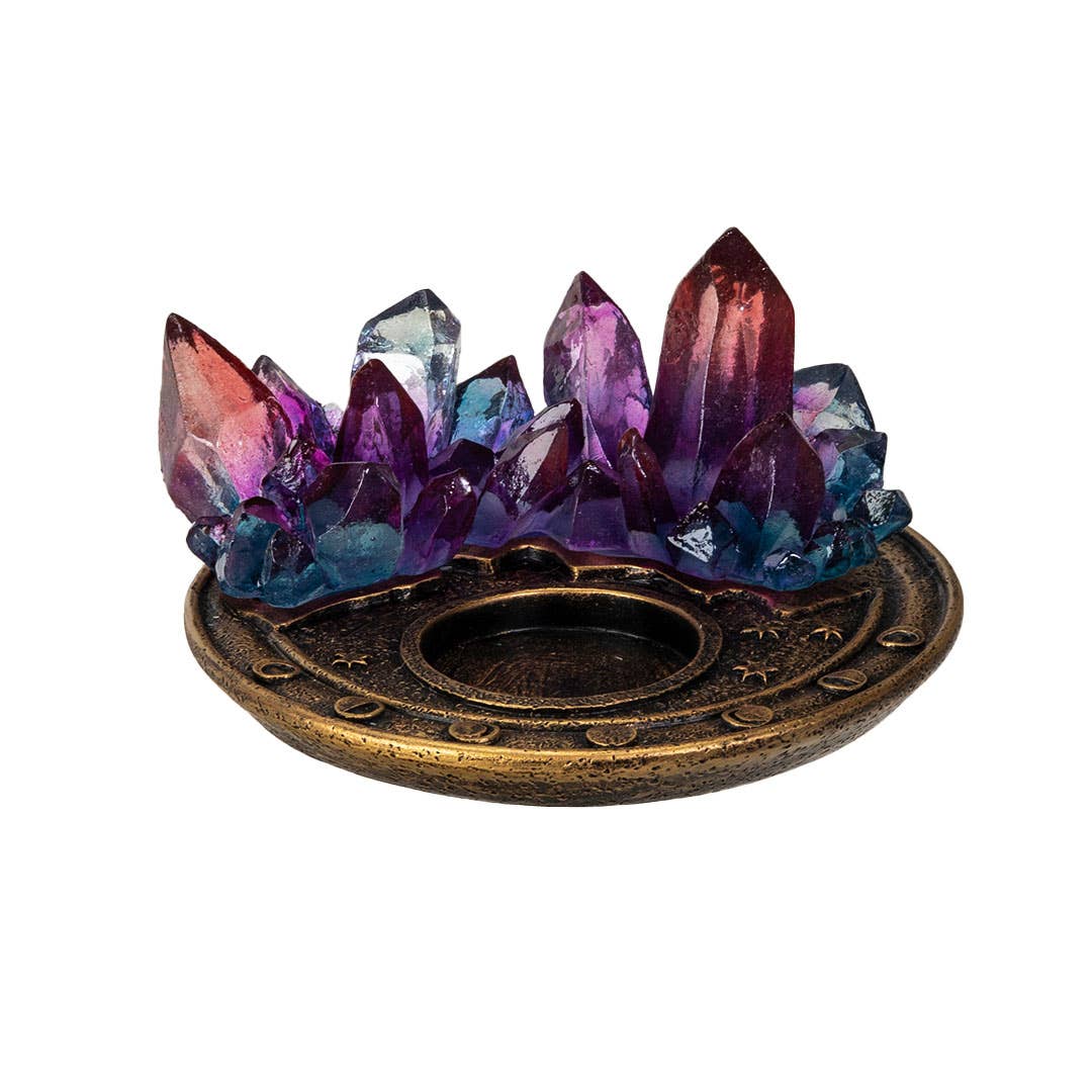 Crystal Aura Candle Holder