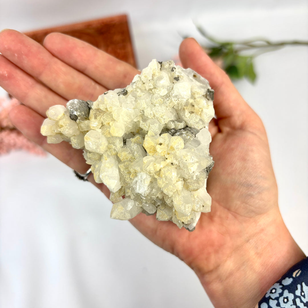 Quartz Calcite Cluster QTZ10-10