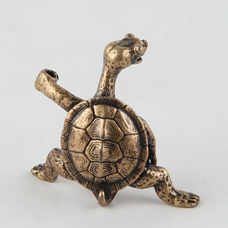 Kung Fu Turtle Incense Holder- Bronze