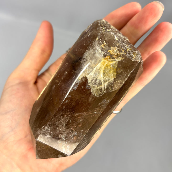 Smoky Rutilated Quartz Point PT70-14