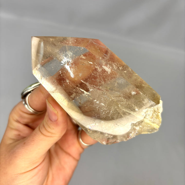 Smoky Rutilated Quartz Point PT70-11