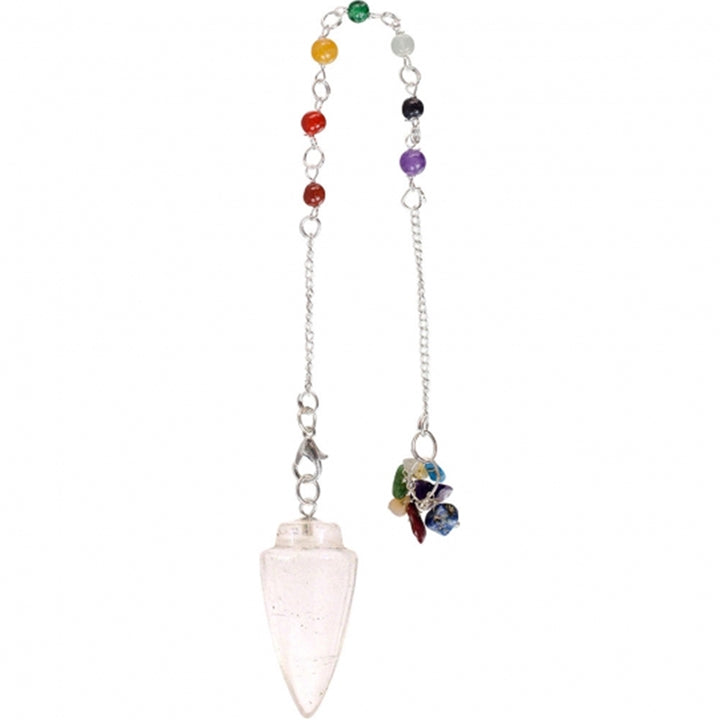 Chakra Chain Quartz Pendulum (P83)