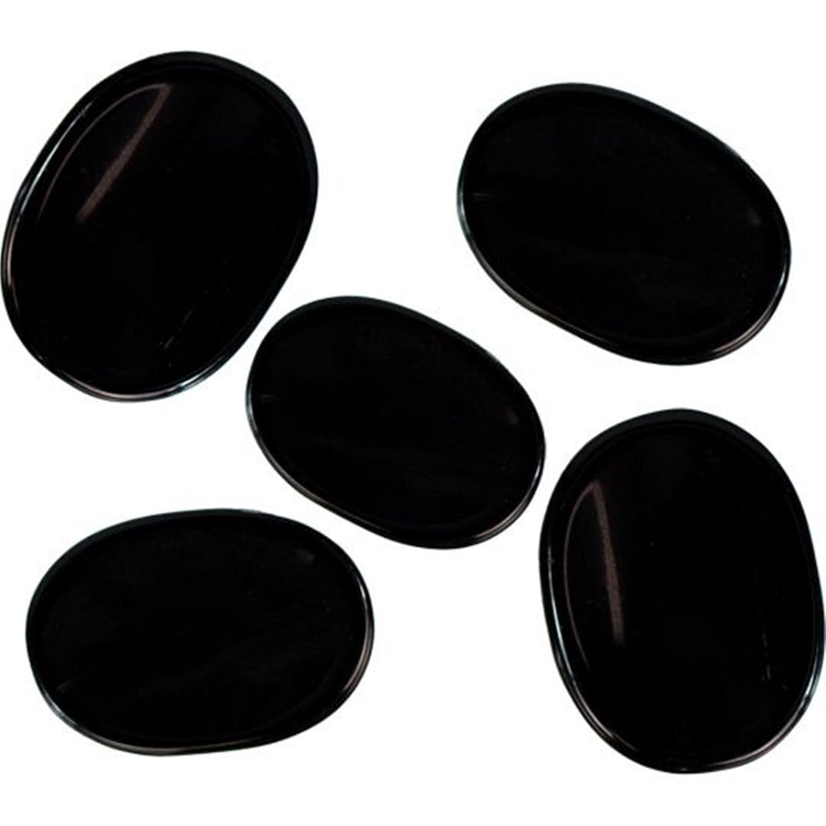 Black Agate Worry Stone