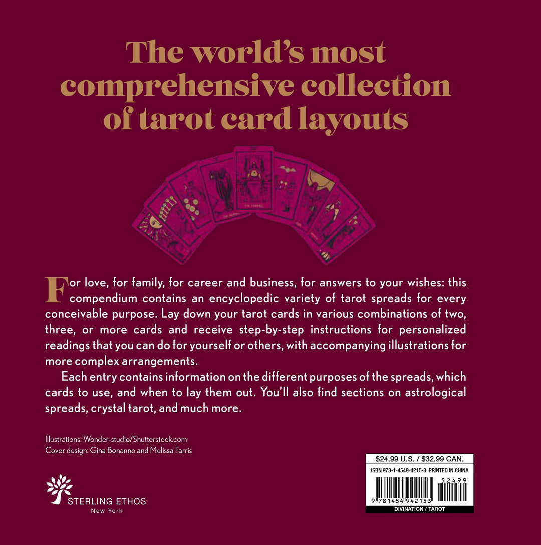 1001 Tarot Spreads: Complete Tarot Spreads for Every Purpose: Hardcover