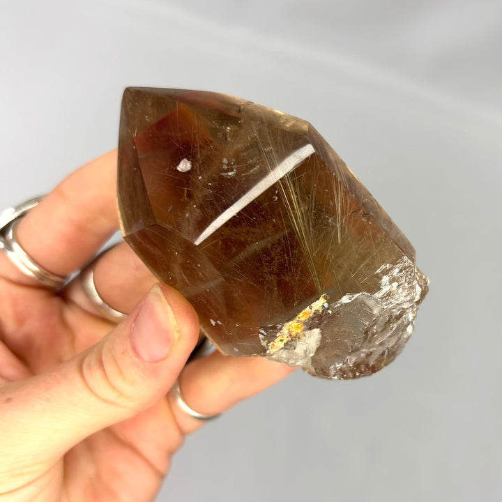 Smoky Rutilated Quartz Point PT70-9