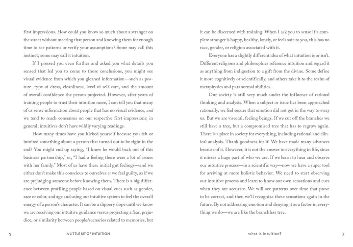 A Little Bit of Intuition: Extrasensory Perception