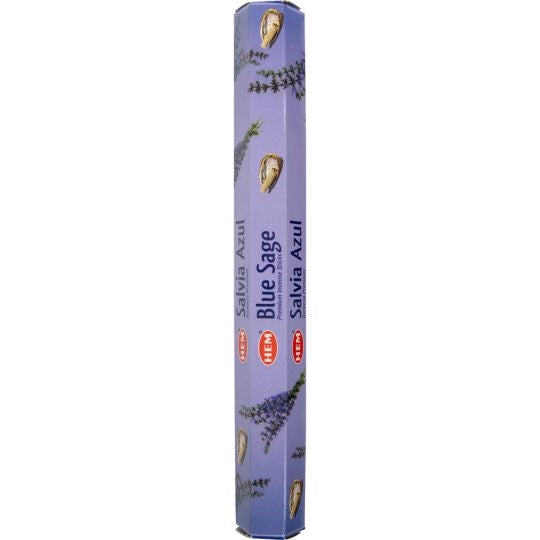 HEM Blue Sage Incense (20gr Hex Pack)