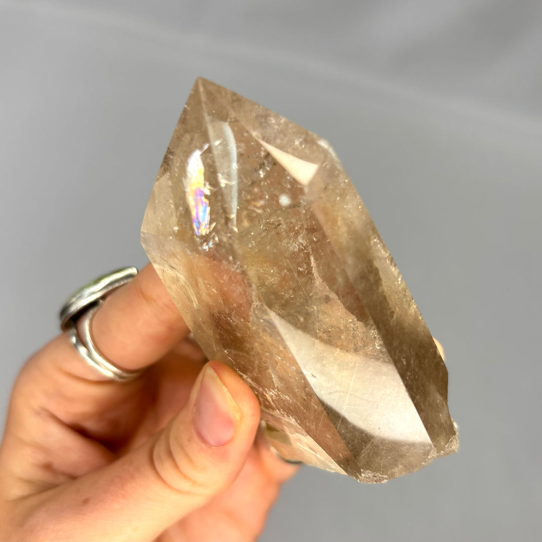 Smoky Rutilated Quartz Point PT70-11