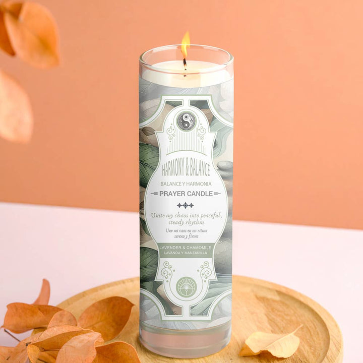 Prayer Candle - Harmony & Balance (8") (9.5 oz)