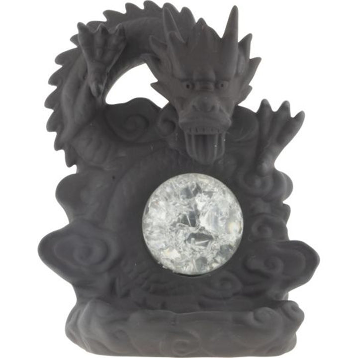 Backflow Incense Burner - Ceramic - Dragon w/ LED