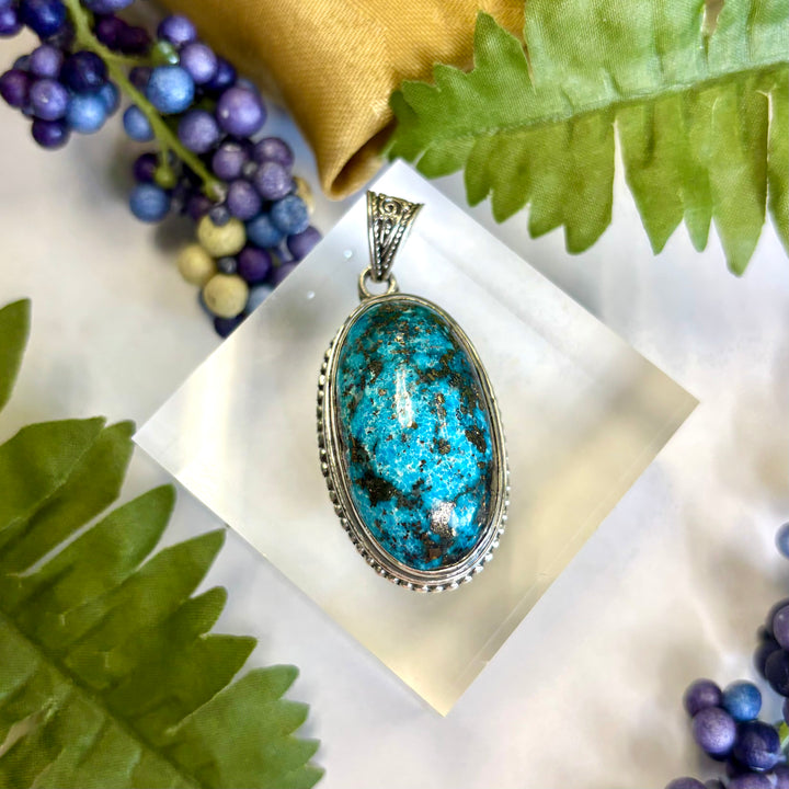 Turquoise SS Pendant -JCP444