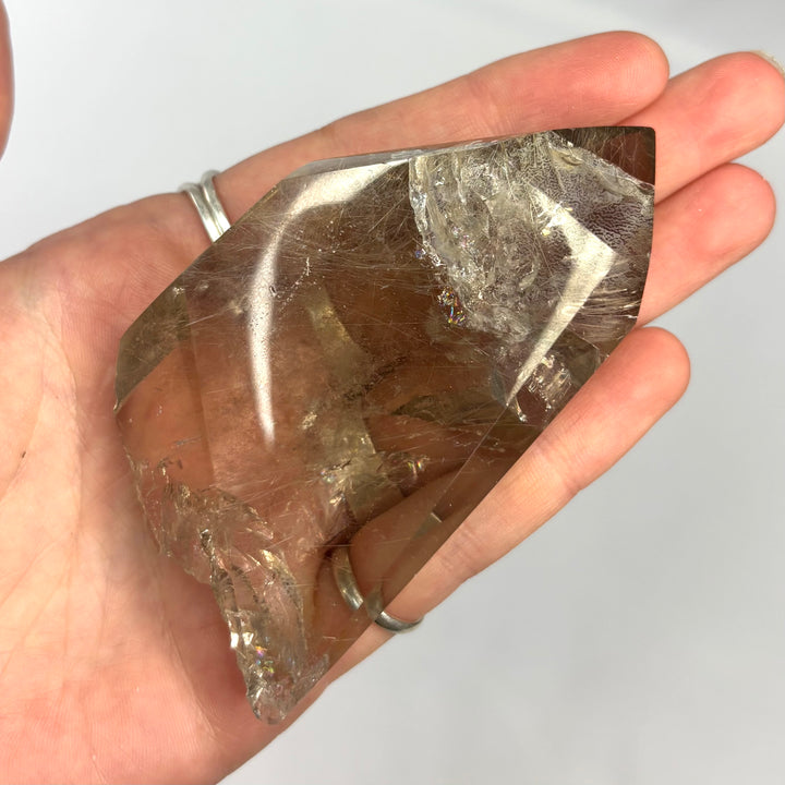 Smoky Rutilated Quartz Point PT70-6
