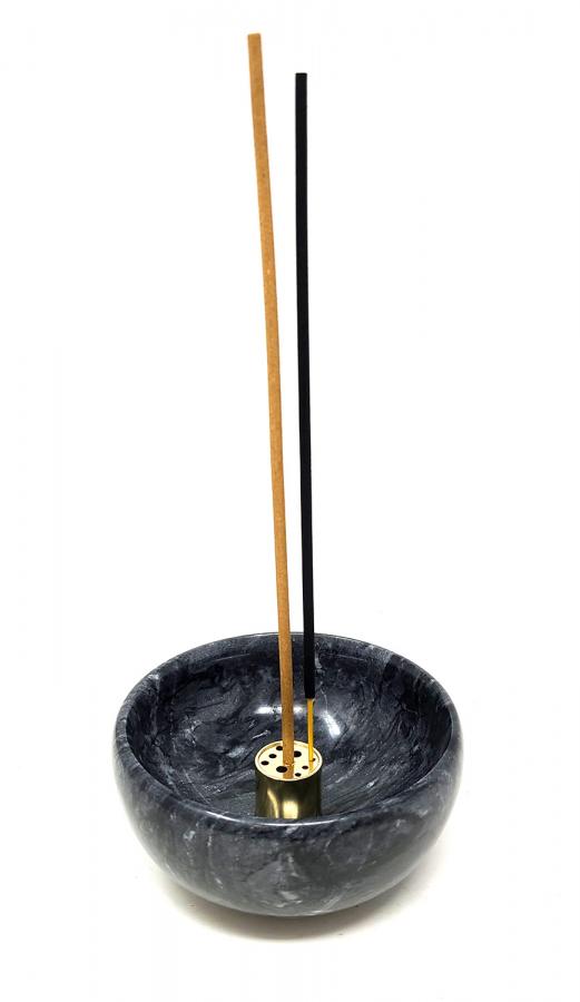 9-hole brass incense holder