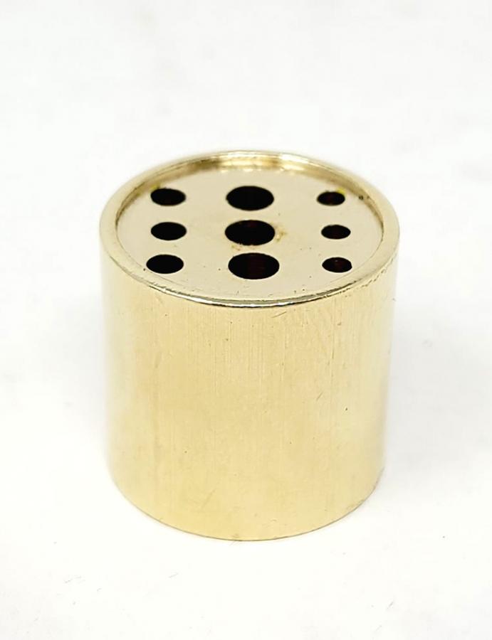 9-hole brass incense holder