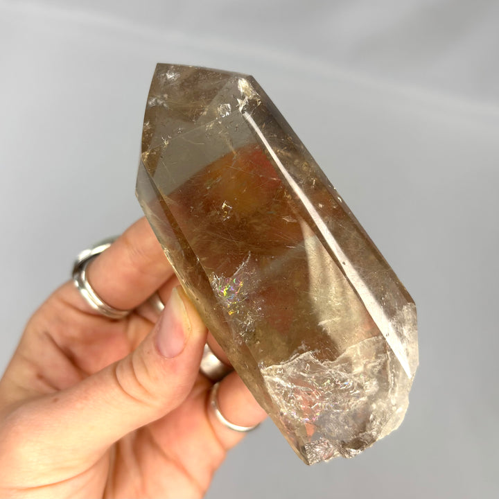 Smoky Rutilated Quartz Point PT70-8