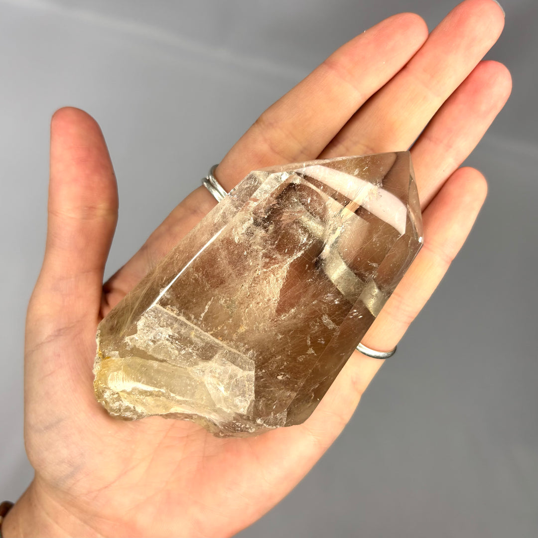 Smoky Rutilated Quartz Point PT70-11