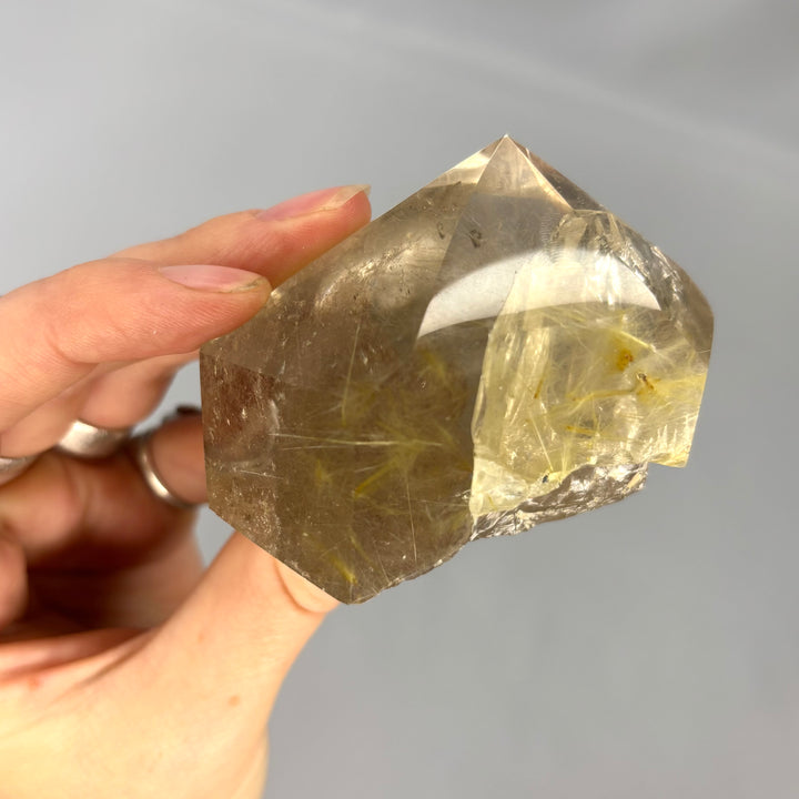 Smoky Rutilated Quartz Point PT70-10