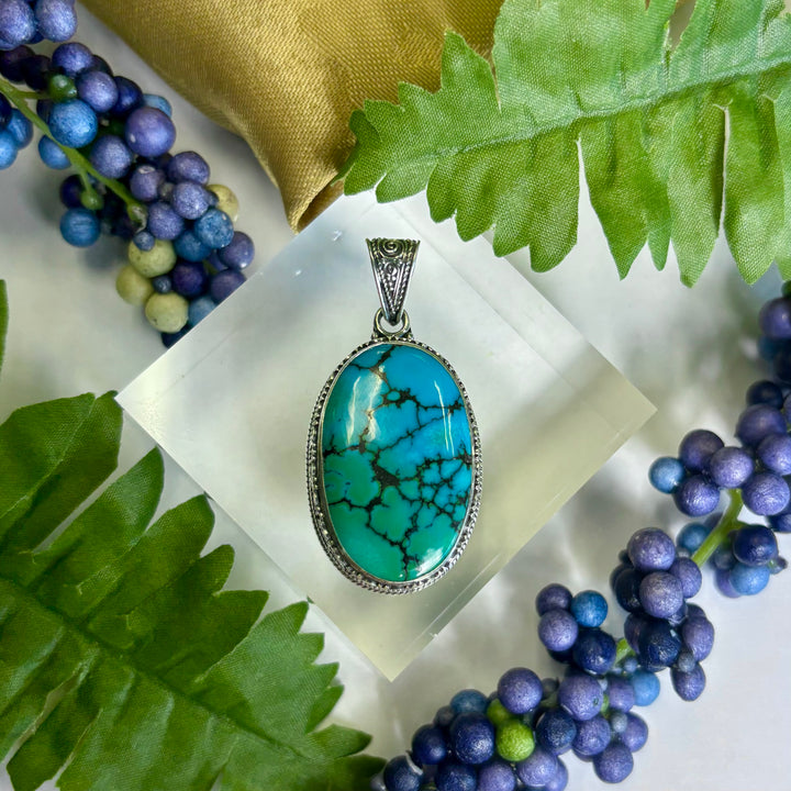 Turquoise SS Pendant -JCP443