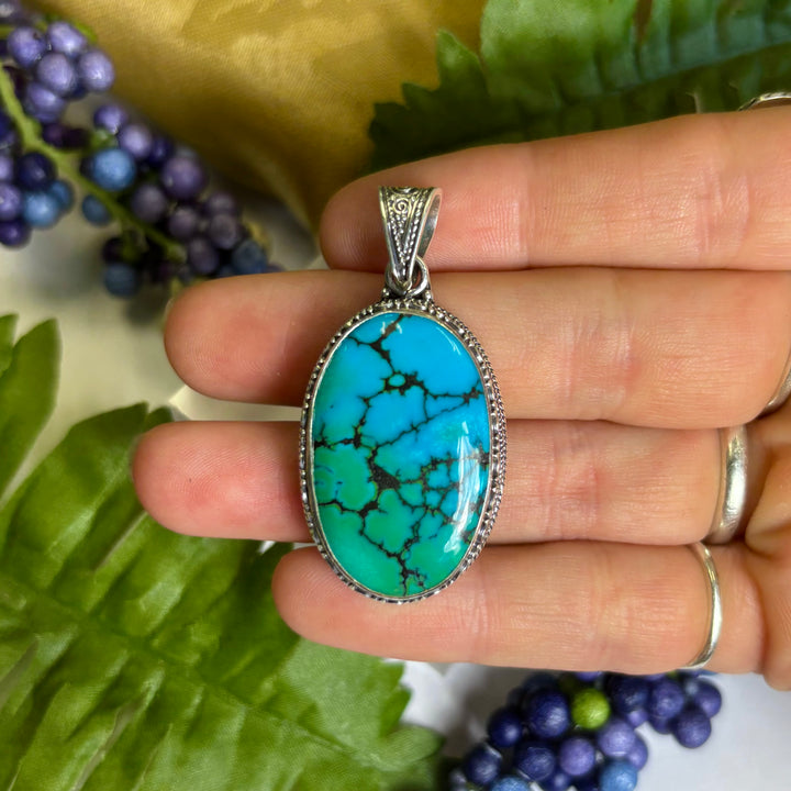 Turquoise SS Pendant -JCP443