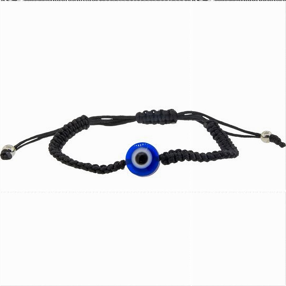 Evil Eye Bracelet - Adjustable Black Cord