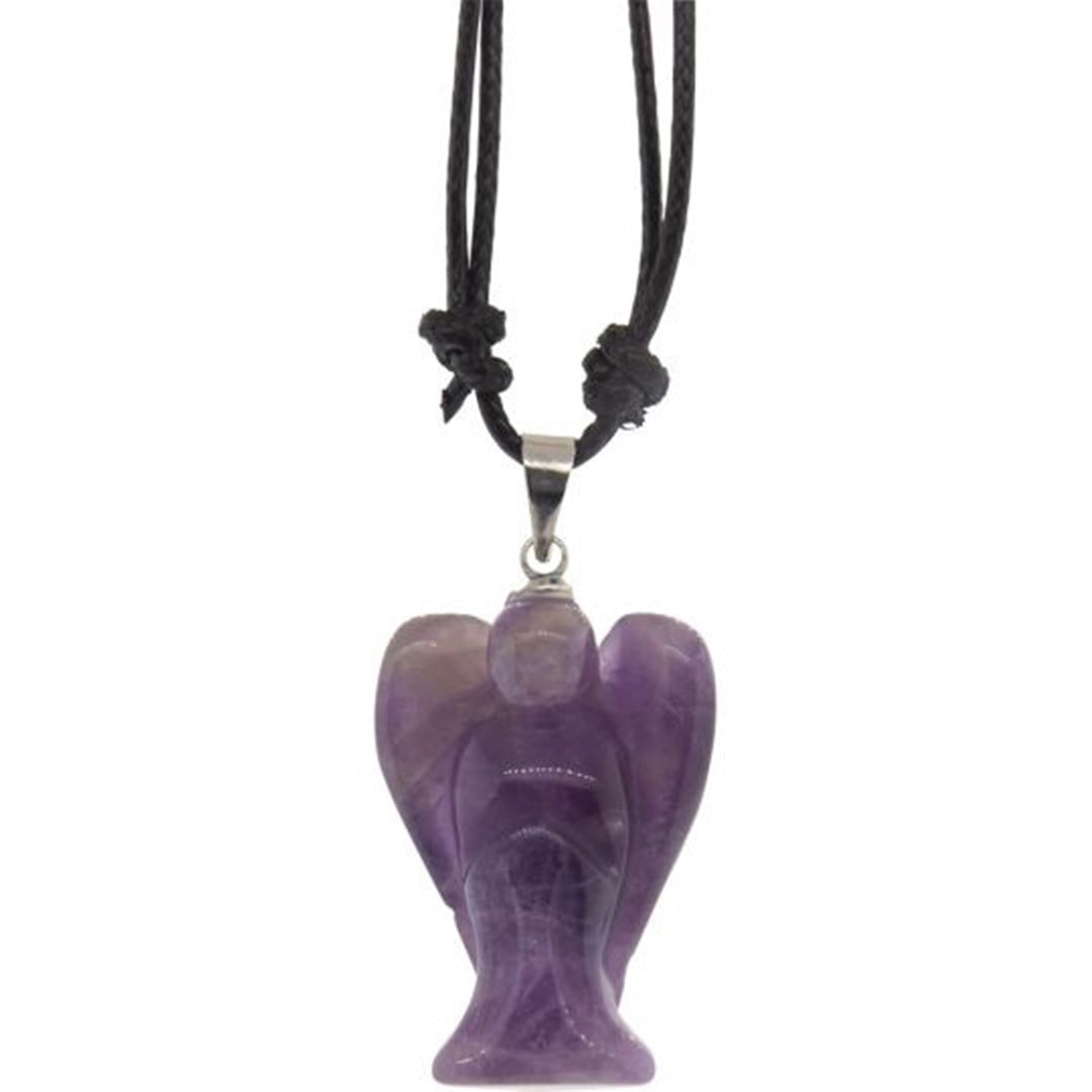 Amethyst Angel Necklace