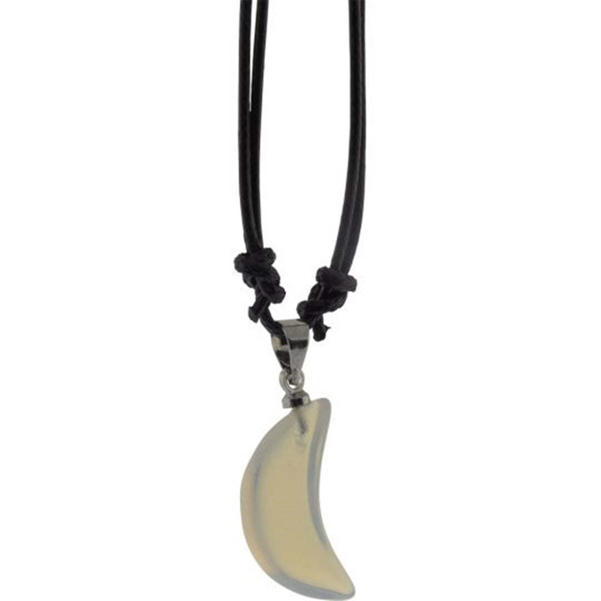 Moon Necklace - Opalite