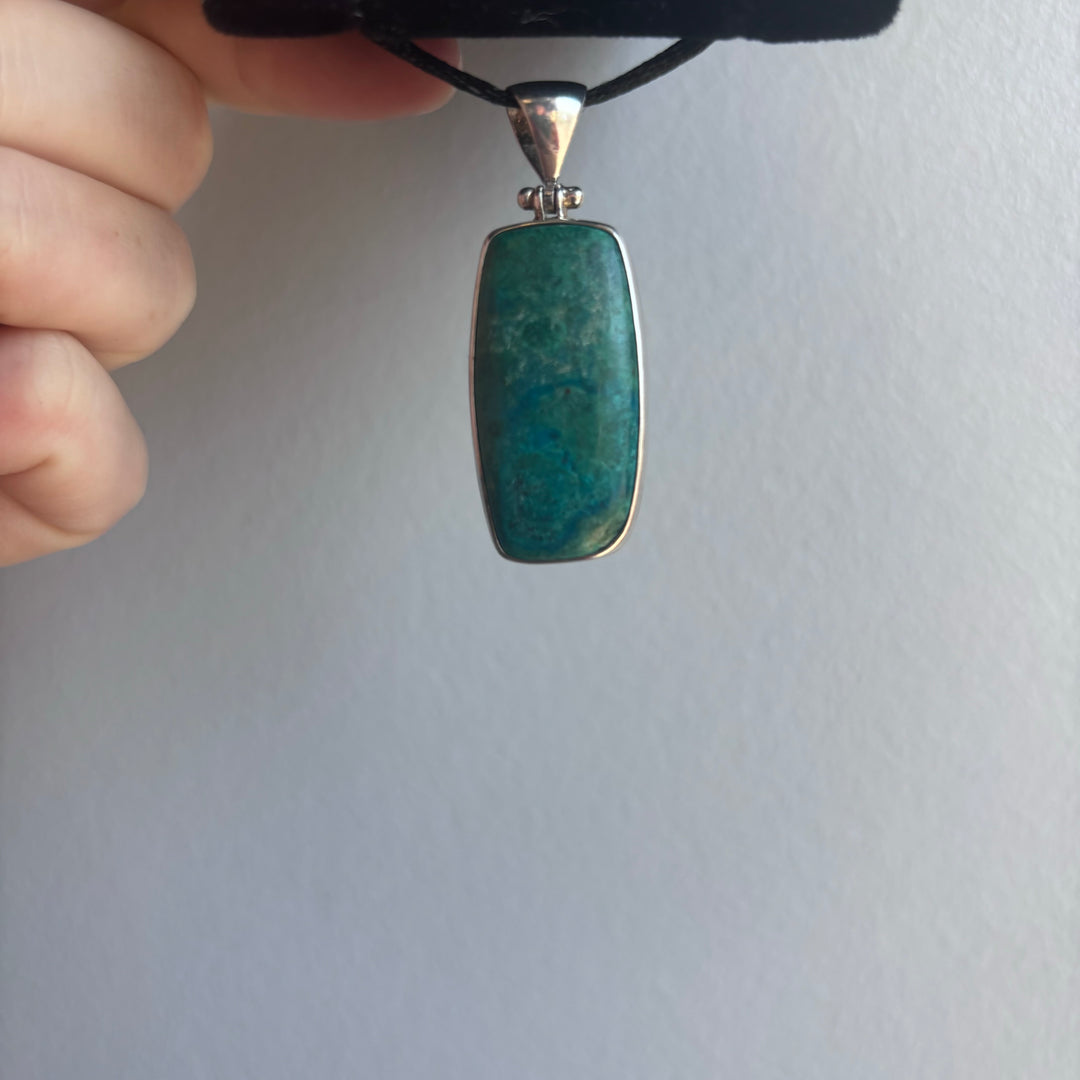 Chrysocolla Pendant SS-JCP157