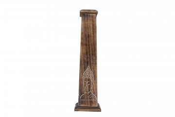 Incense Tower-Wood Buddha