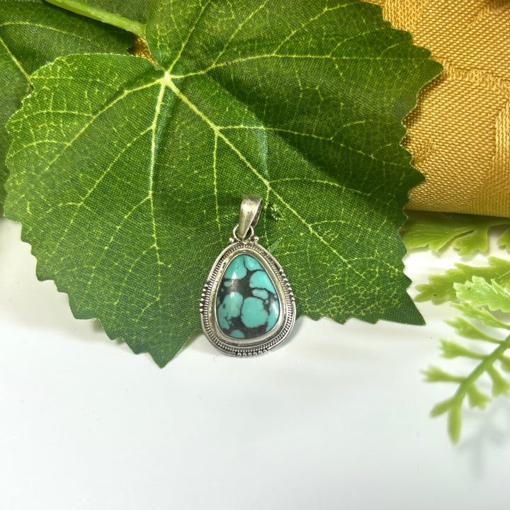 Turquoise SS Pendant-JDS3008