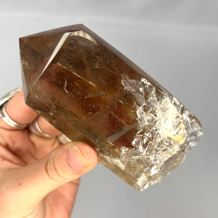 Smoky Rutilated Quartz Point PT70-12