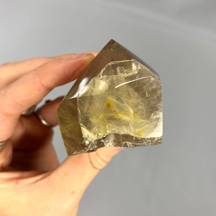 Smoky Rutilated Quartz Point PT70-10