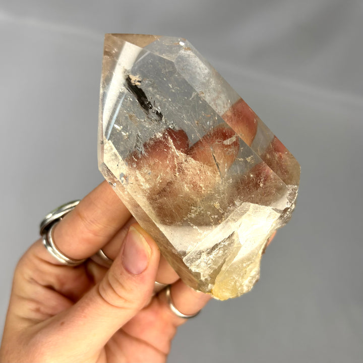 Smoky Rutilated Quartz Point PT70-11