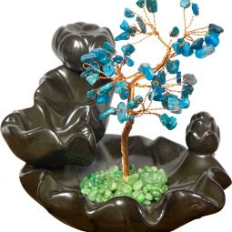 Backflow Burner-Gem Tree Apatite