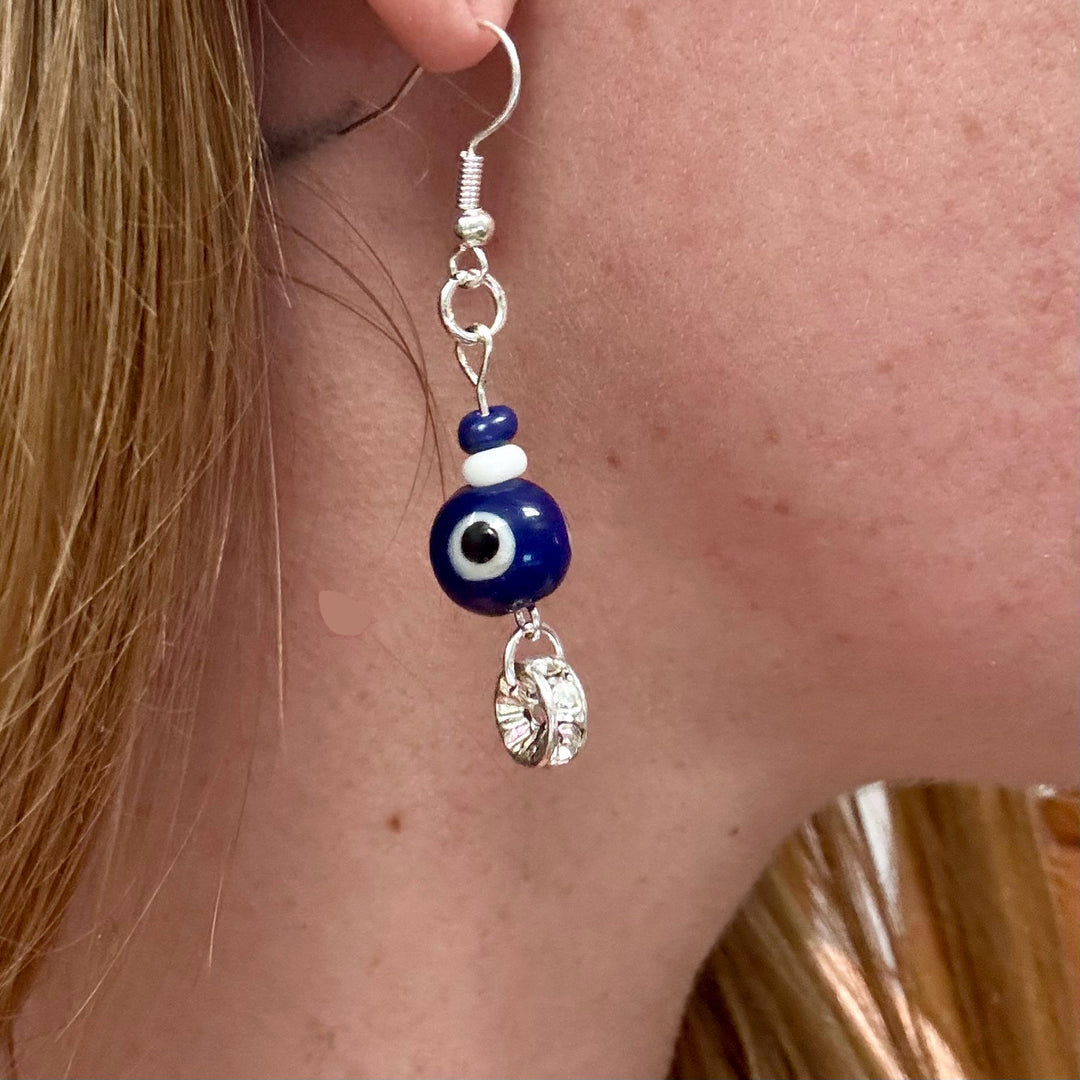 Evil Eye Earrings -Nickel Free