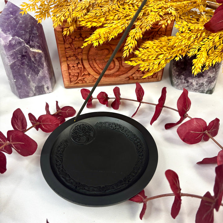 (Clearance) Cast Iron Incense Holder-Tree of Life