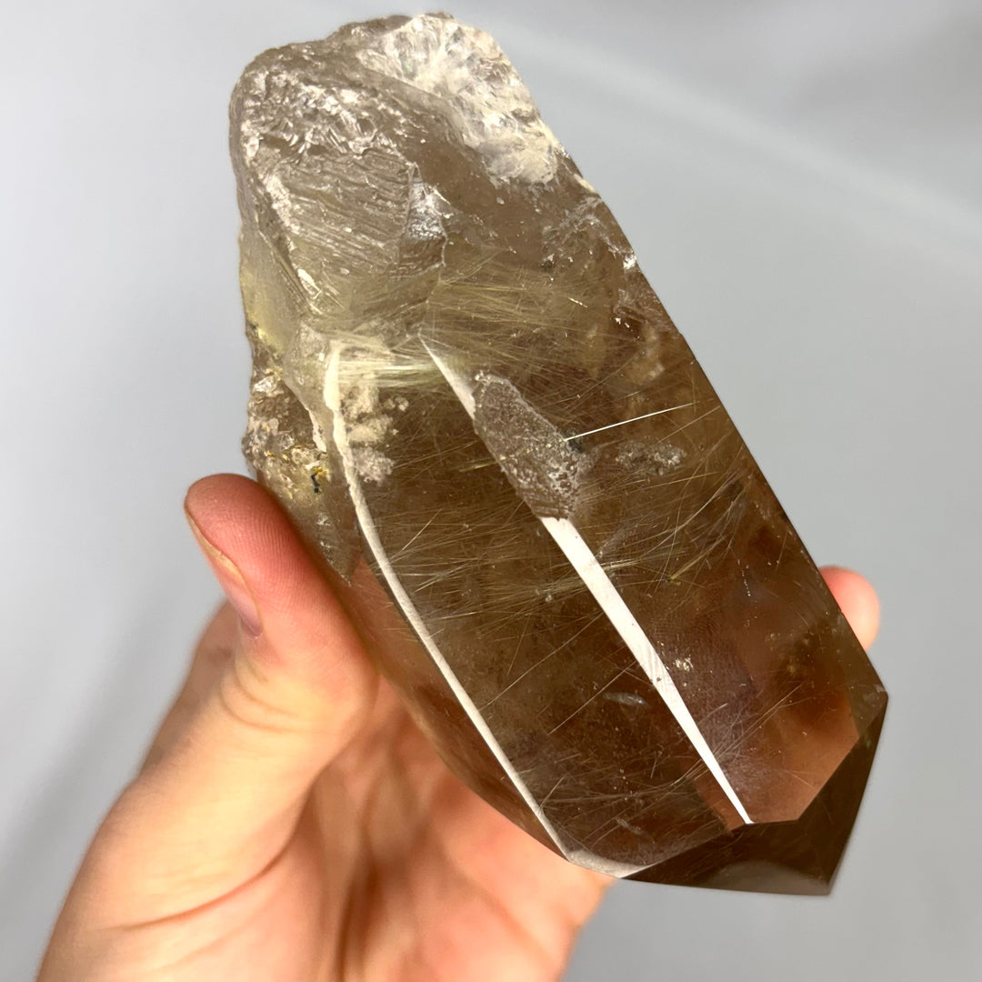 Smoky Rutilated Quartz Point PT70-15