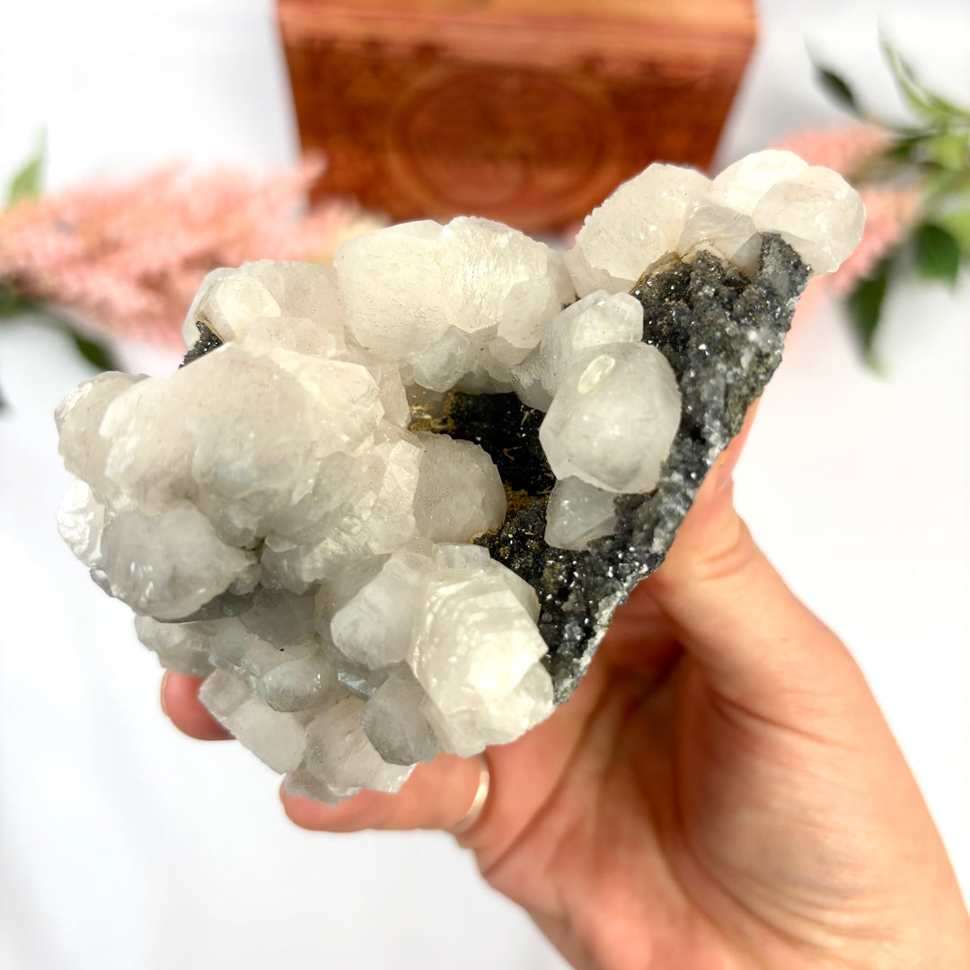 Quartz Calcite Cluster QTZ10-14