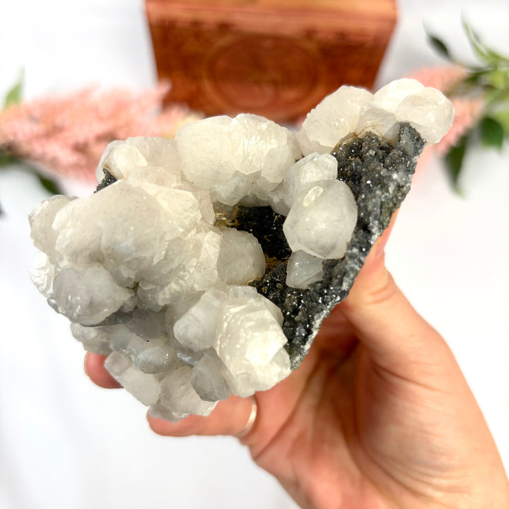 Quartz Calcite Cluster QTZ10-14