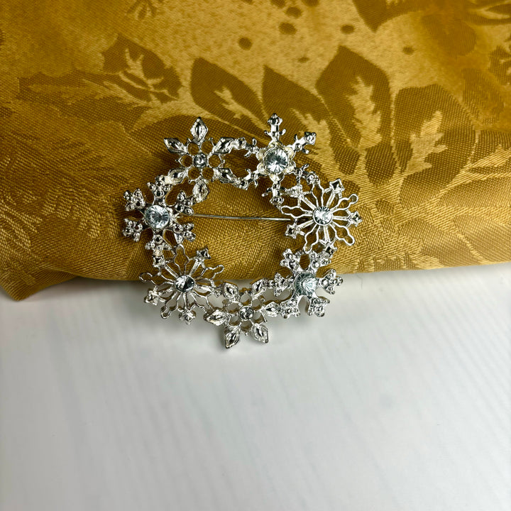 Snowflake Cluster Pin-LC099