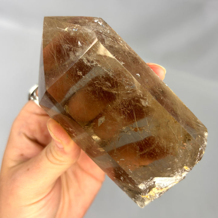 Smoky Rutilated Quartz Point PT70-14