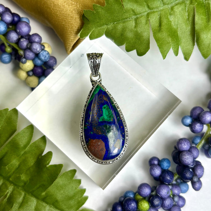 Azurite SS Pendant -JCP437