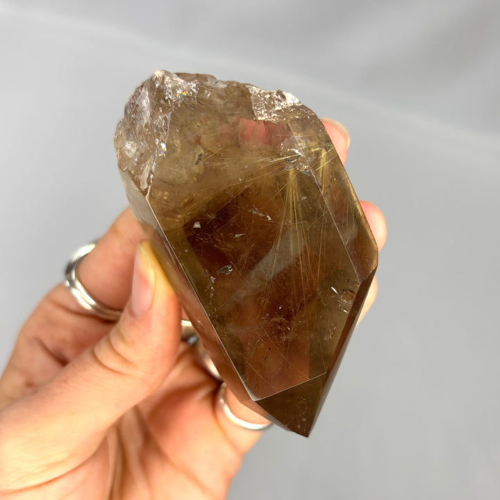 Smoky Rutilated Quartz Point PT70-9