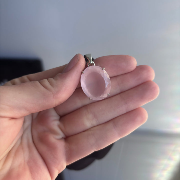 Rose Quartz Pendant -SB06