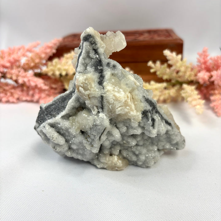 Quartz Calcite Cluster QTZ10-12