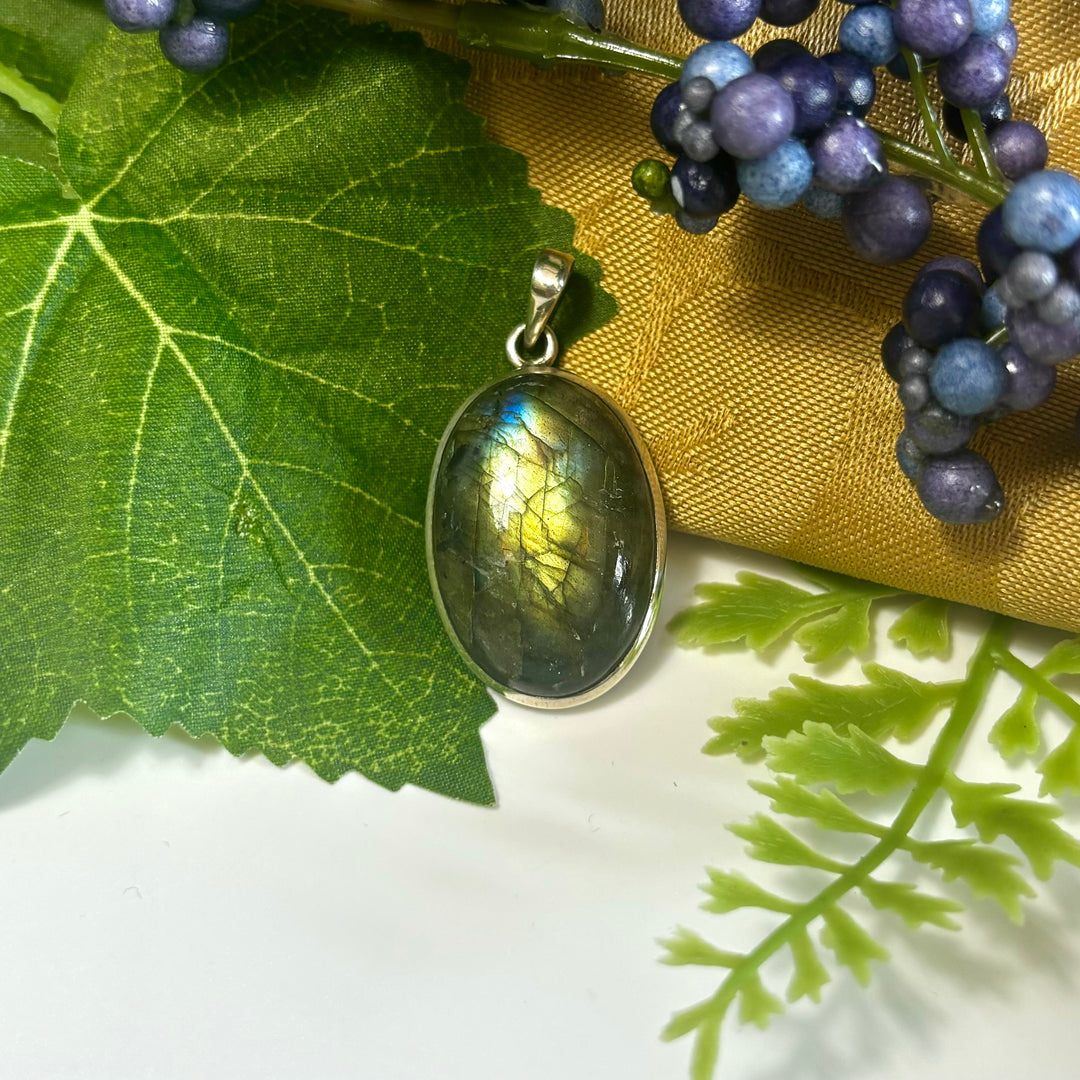 Labradorite Pendant SS-JCP62