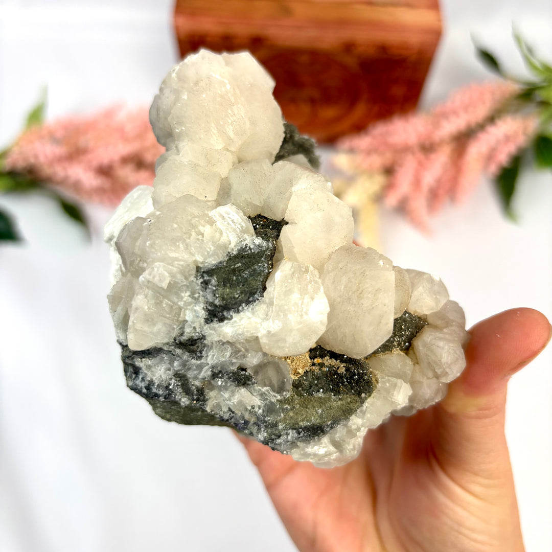 Quartz Calcite Cluster QTZ10-14